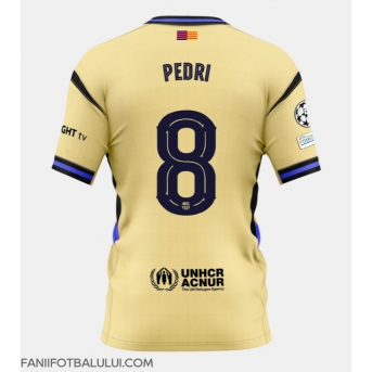 Barcelona Pedri Gonzalez #8 Tricou Fotbal Replică 2025-26 Barbati Deplasare